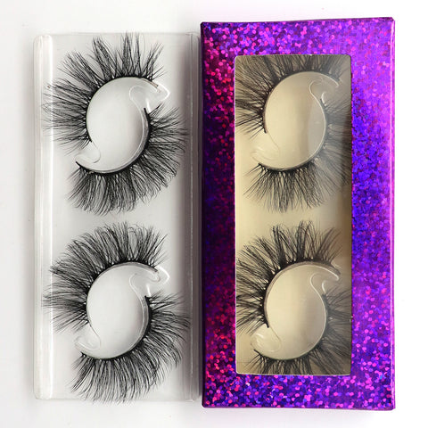 17MM-2 PAIRS FAUX MINK LASHES