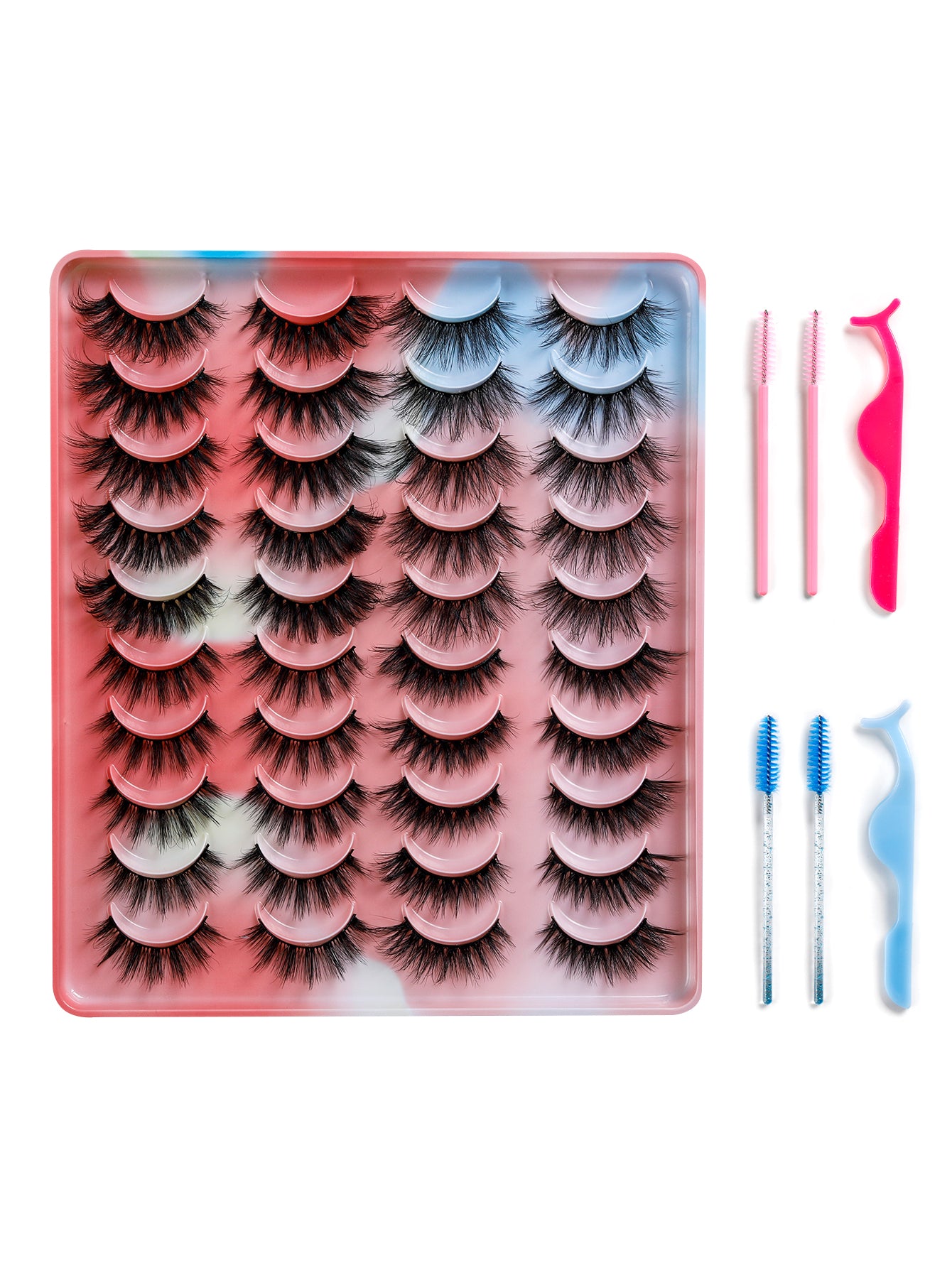 20 Pairs Faux Mink Lashes-MIX STYLES
