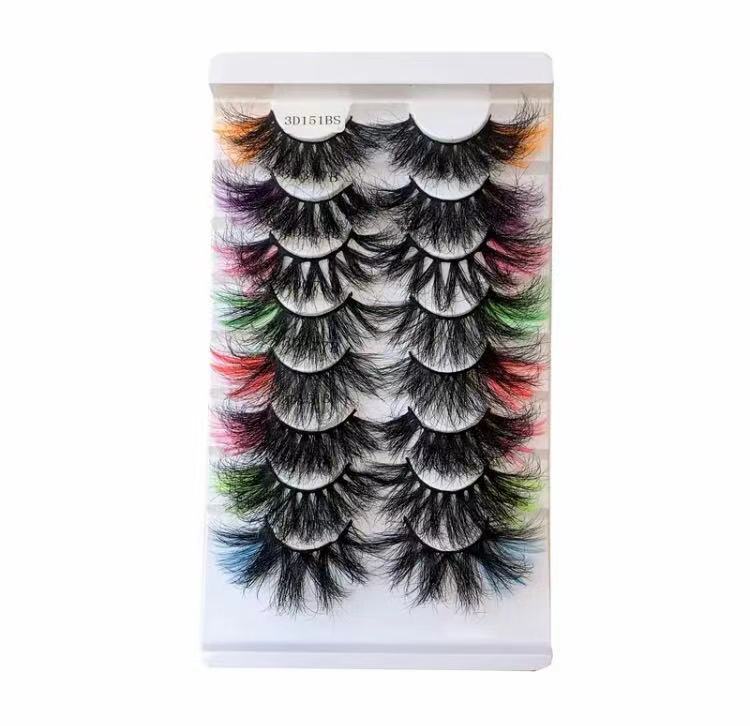 color lashes-8 pairs mix styles